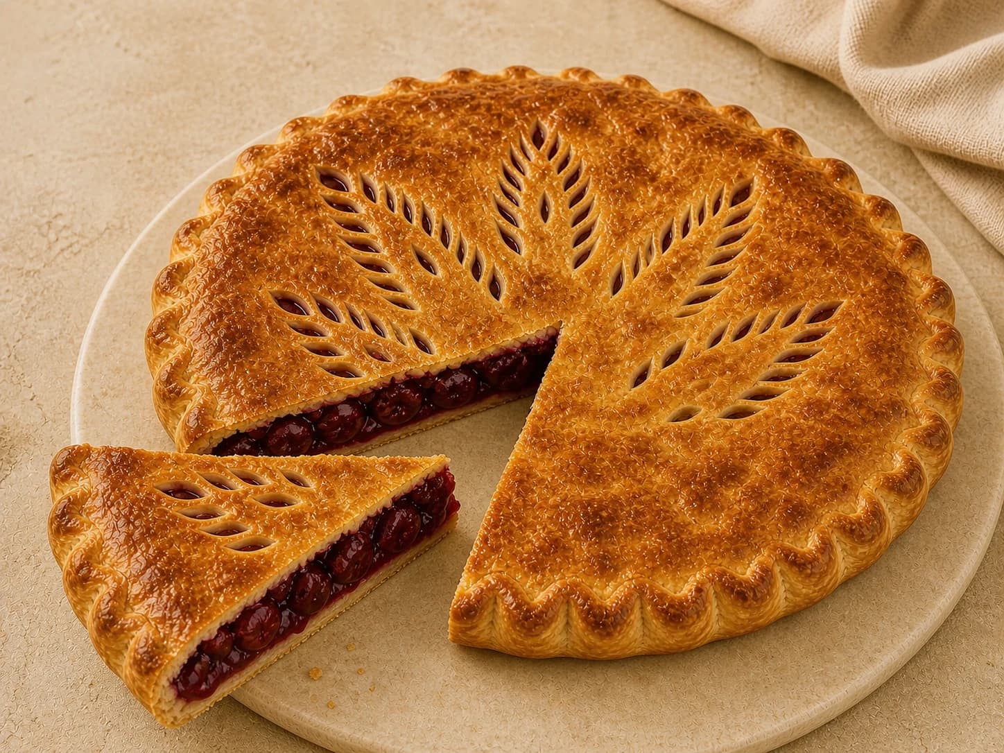 Дикая вишня, сахар